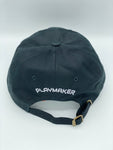 Playmaker Dad Hat Black With Playmaker Logo And Word Mark