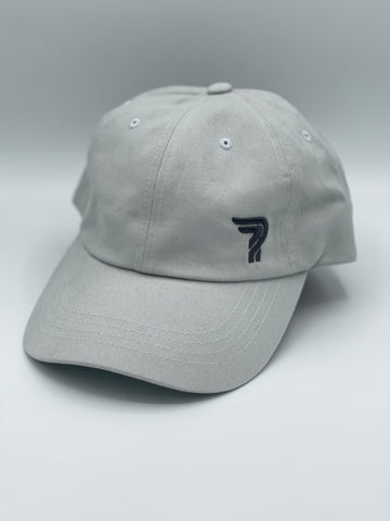 Playmaker Dad Hat Light Gray With Lower Front Logo